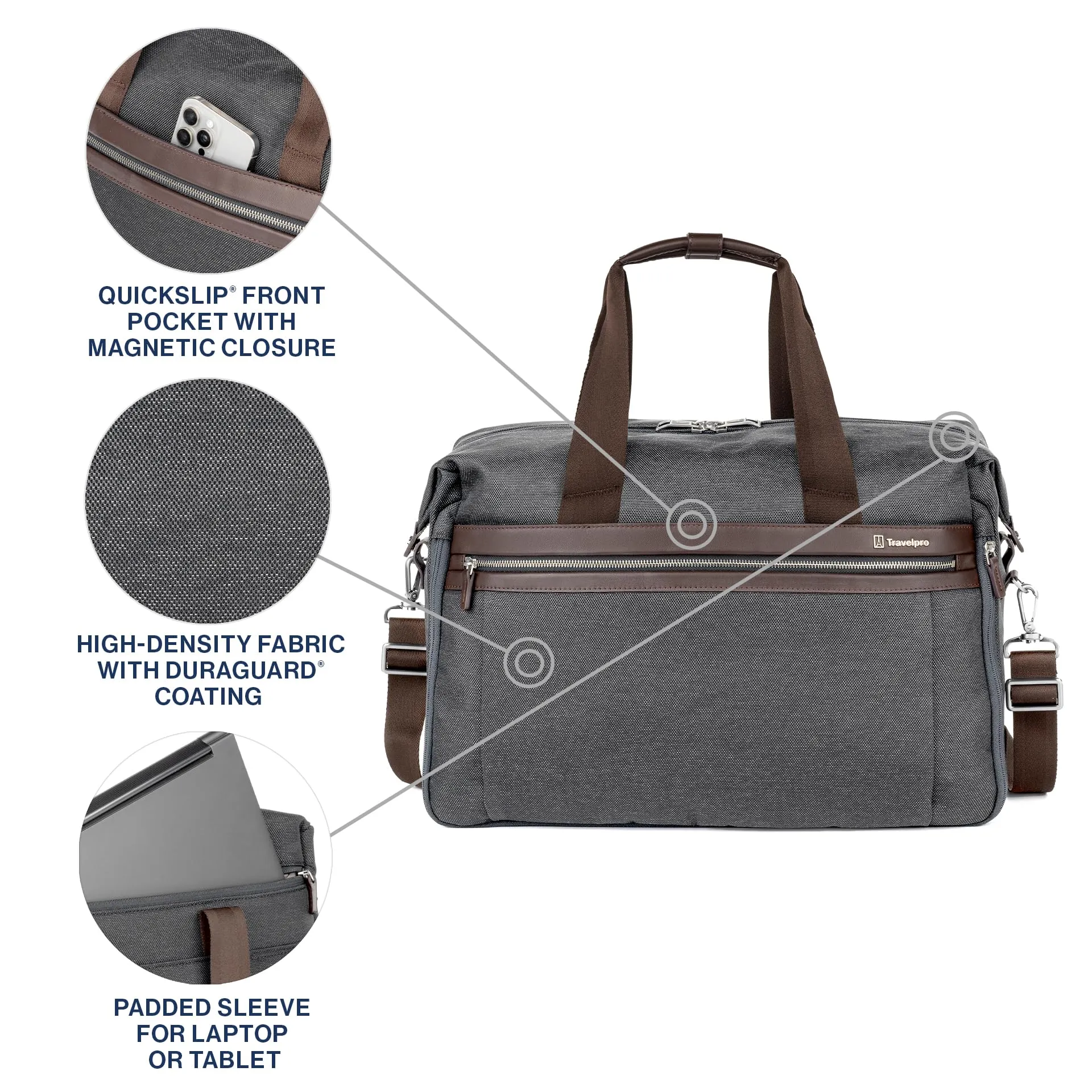 Travelpro Platinum Elite Carry on Soft Travel Duffel Bag (19 Inch) Bags Travelpro