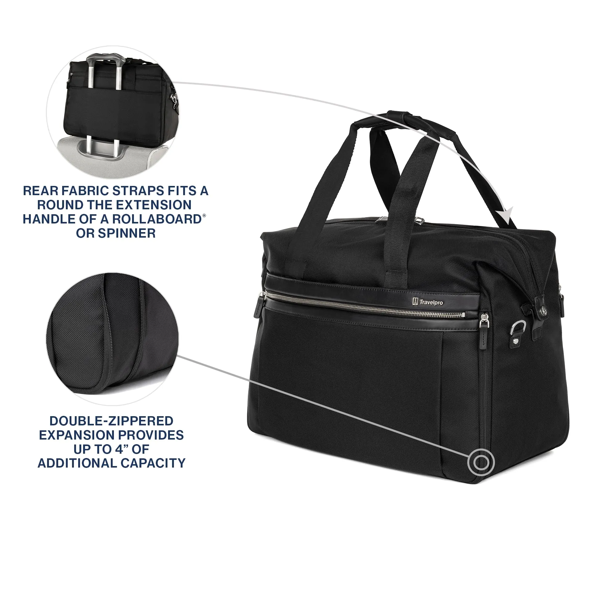 Travelpro Platinum Elite Carry on Soft Travel Duffel Bag (19 Inch) Bags Travelpro