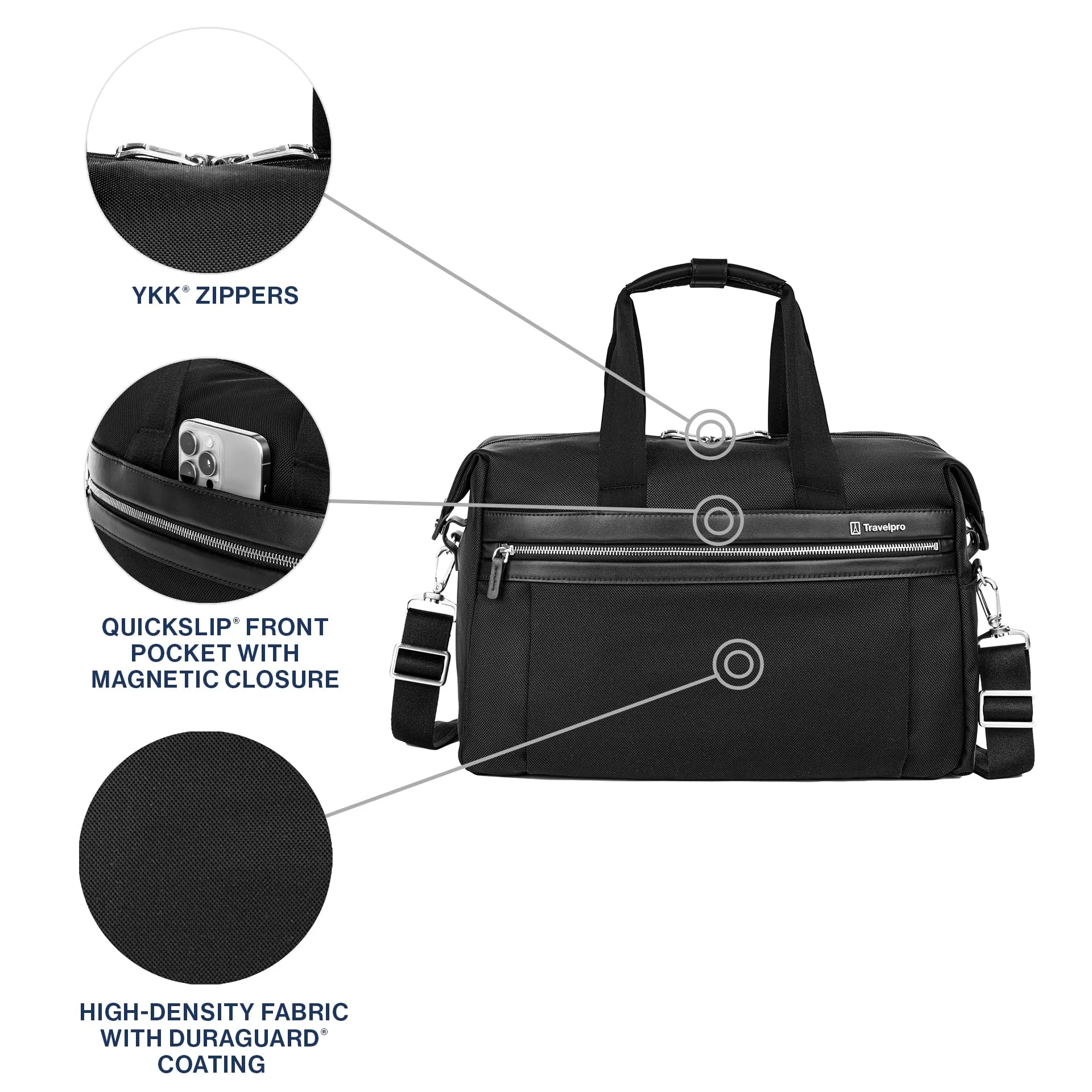 Travelpro Platinum Elite Carry on Soft Travel Underseat Tote Bag Bags Travelpro