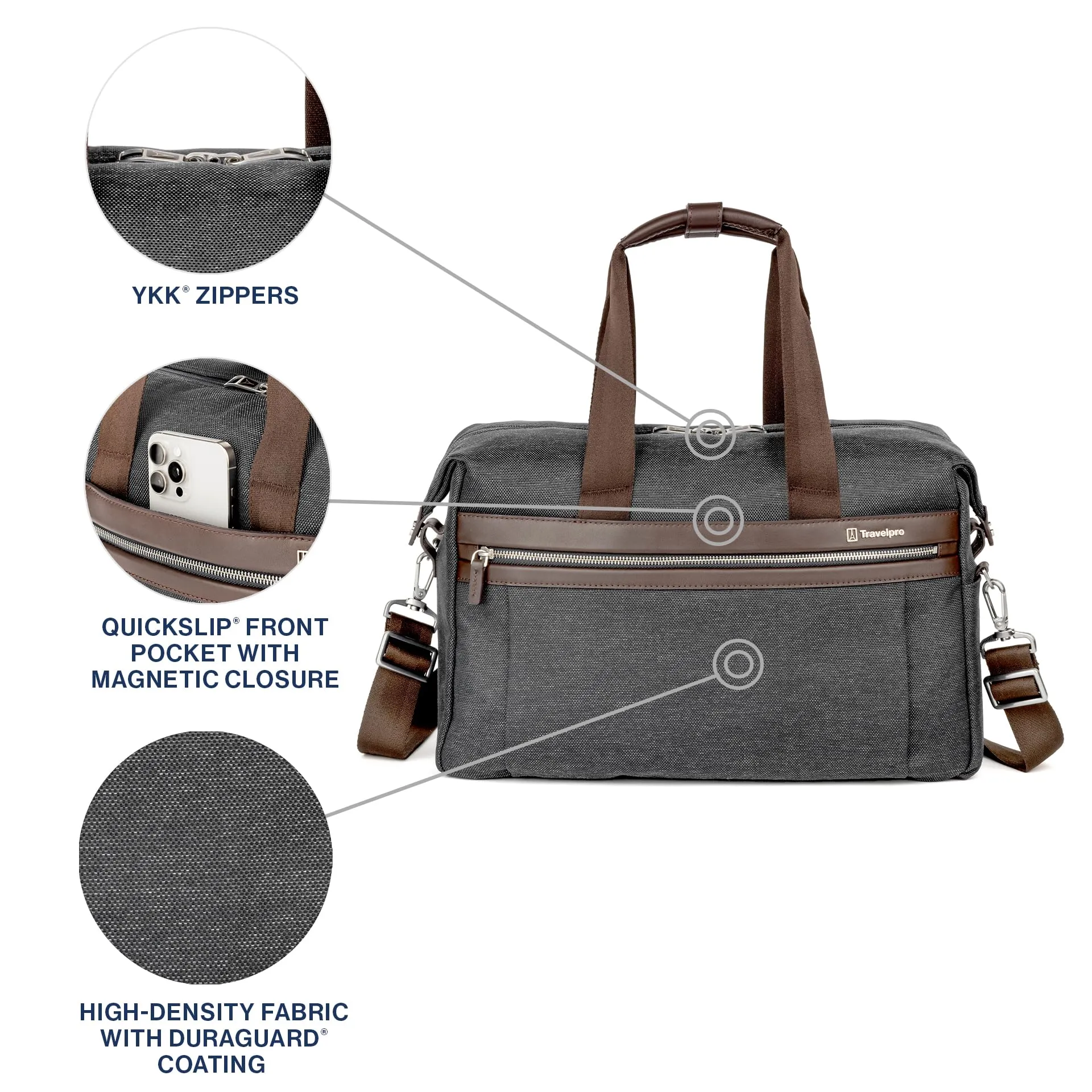 Travelpro Platinum Elite Carry on Soft Travel Underseat Tote Bag Bags Travelpro