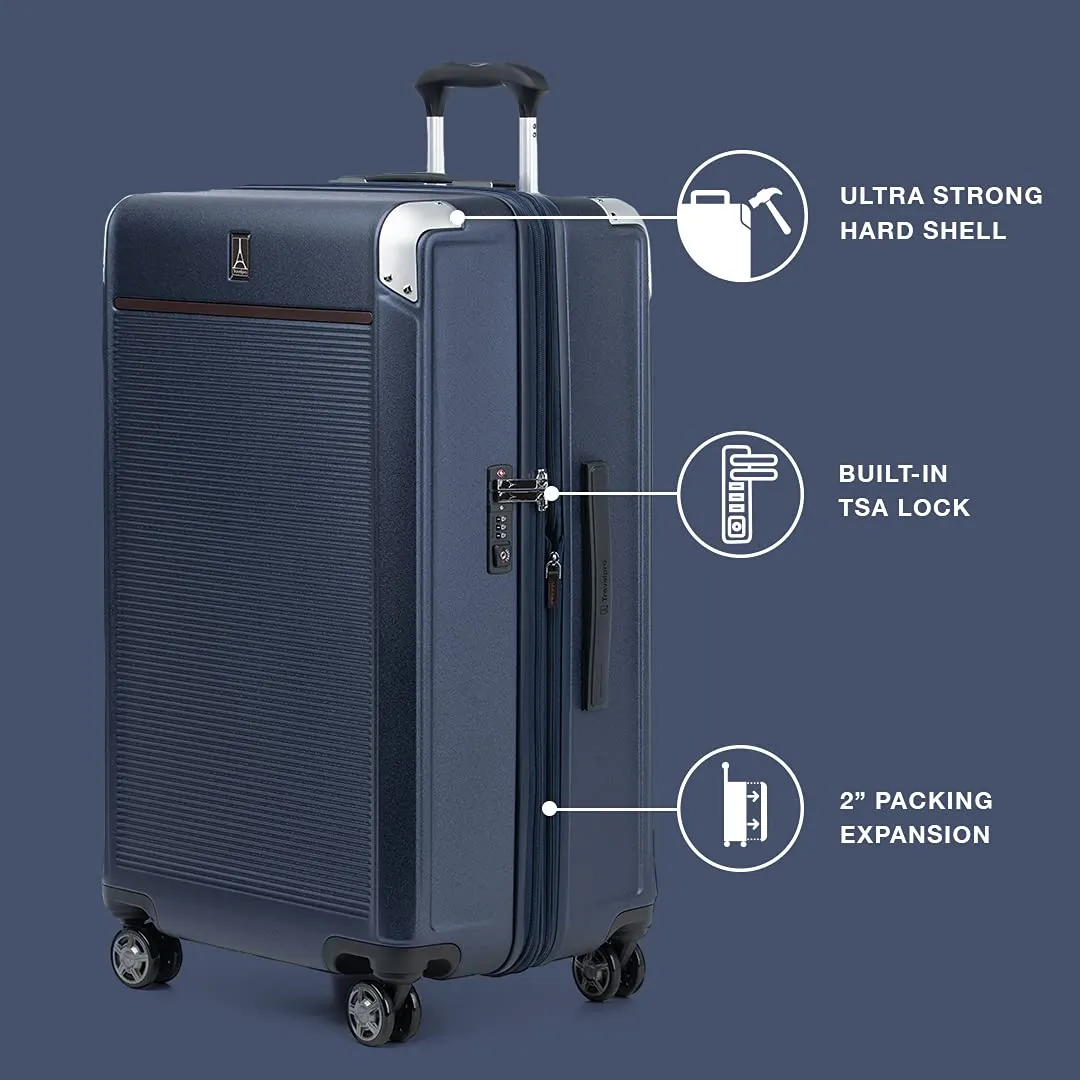 Travelpro Platinum Elite Hardside Expandable Spinner Wheel Luggage, Checked Large 28-Inch Bags Travelpro