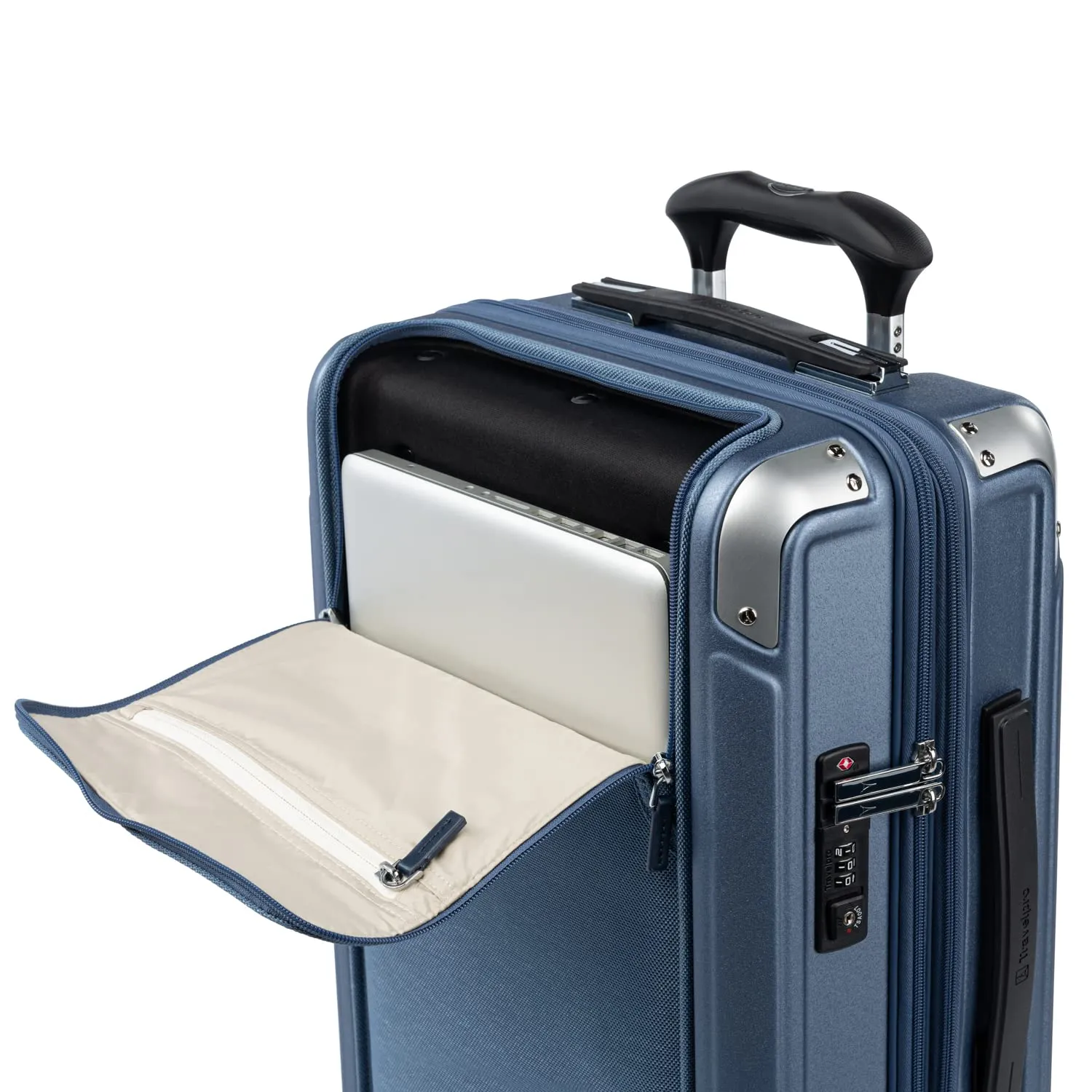 Travelpro Platinum Elite Hardside Expandable Spinner Wheel Luggage TSA Lock Hard Shell Polycarbonate Suitcase, Carry on Laptop Pocket 21-Inch Bags Travelpro