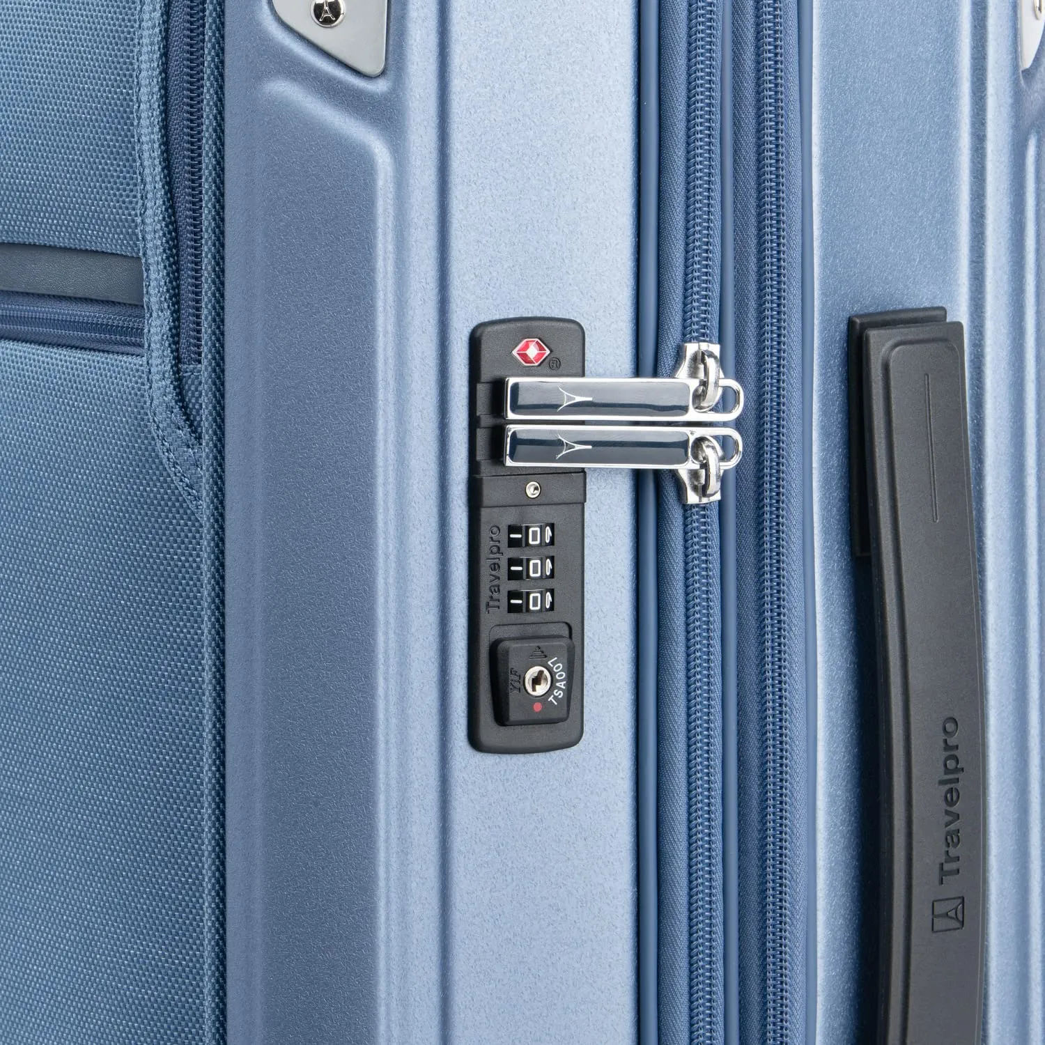 Travelpro Platinum Elite Hardside Expandable Spinner Wheel Luggage TSA Lock Hard Shell Polycarbonate Suitcase, Carry on Laptop Pocket 21-Inch Bags Travelpro