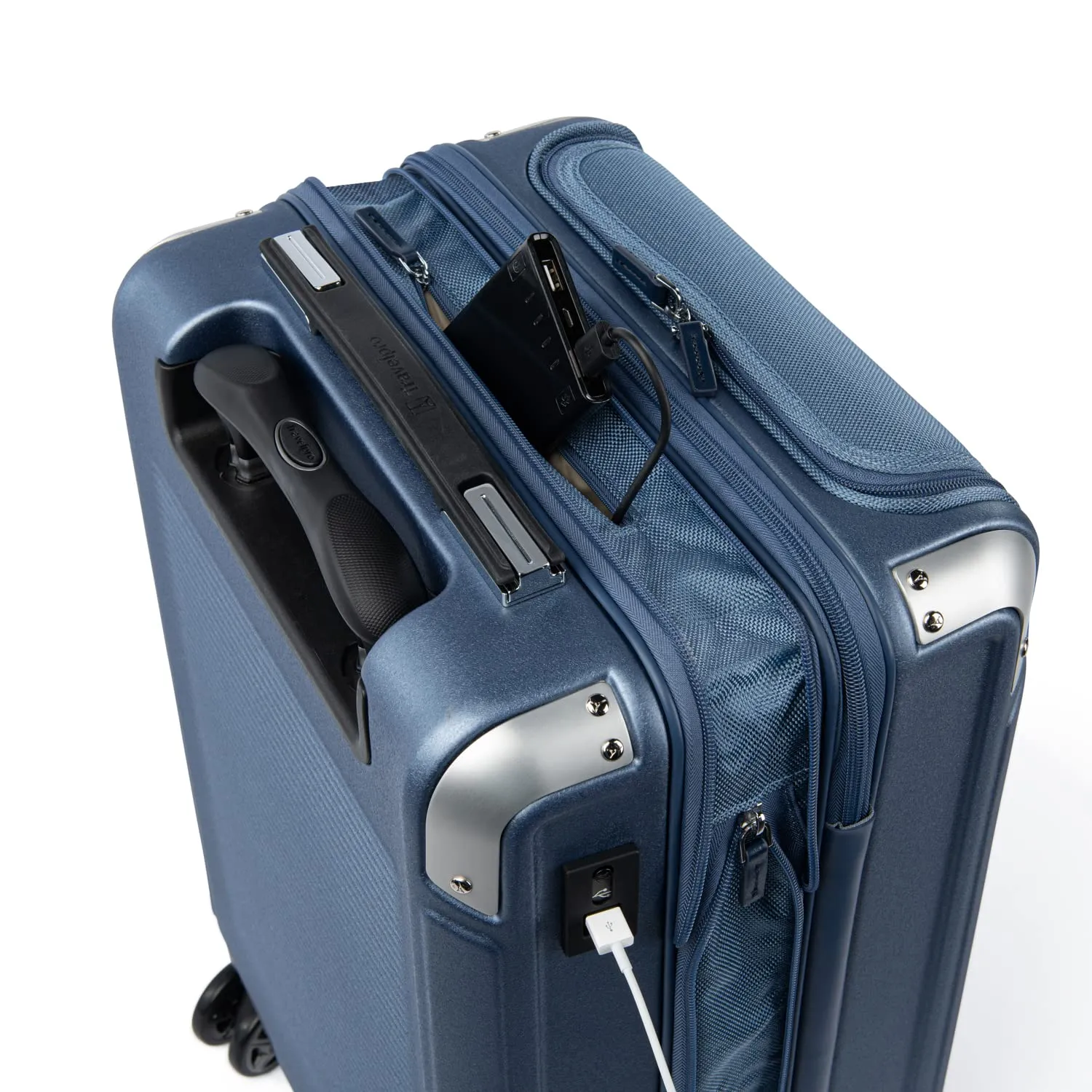 Travelpro Platinum Elite Hardside Expandable Spinner Wheel Luggage TSA Lock Hard Shell Polycarbonate Suitcase, Carry on Laptop Pocket 21-Inch Bags Travelpro