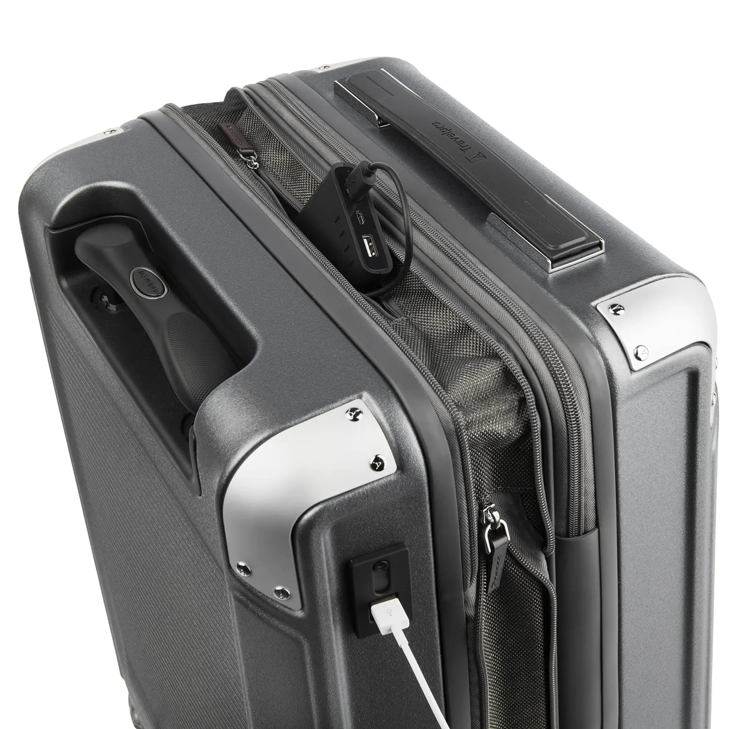 Travelpro Platinum Elite Hardside Expandable Spinner Wheel Luggage TSA Lock Hard Shell Polycarbonate Suitcase, Compact Carry on 20-Inch Bags Travelpro