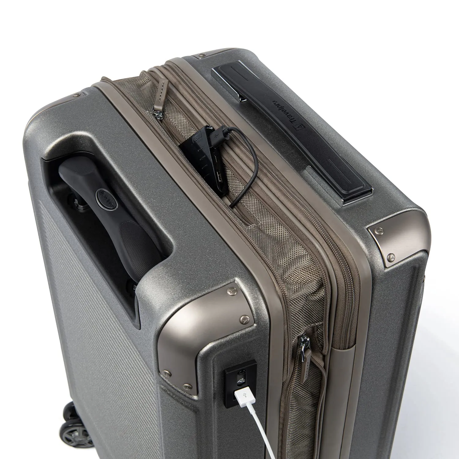 Travelpro Platinum Elite Hardside Expandable Spinner Wheel Luggage TSA Lock Hard Shell Polycarbonate Suitcase, Compact Carry on 20-Inch Bags Travelpro