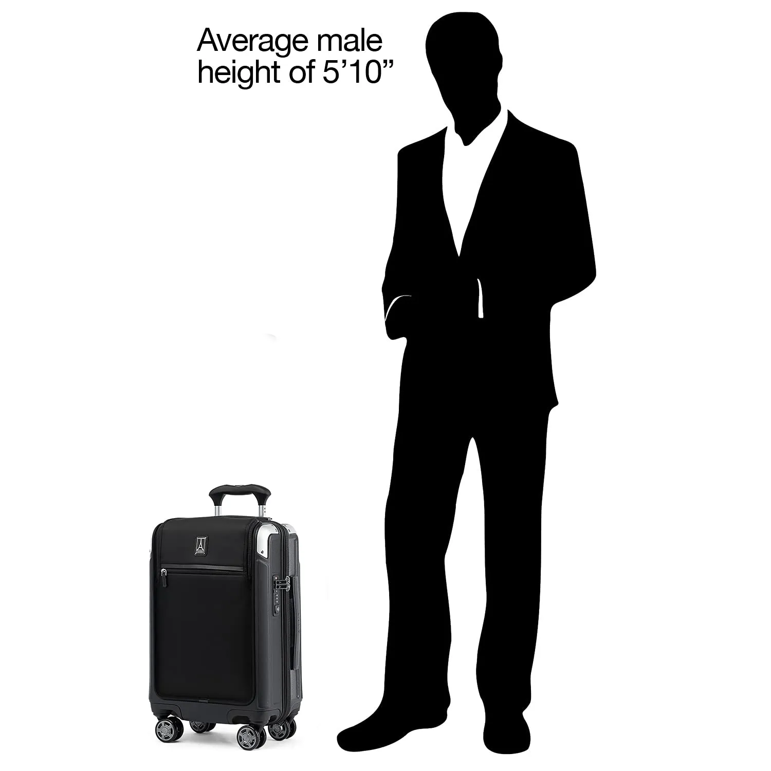 Travelpro Platinum Elite Hardside Expandable Spinner Wheel-Luggage TSA Lock Hard Shell Polycarbonate Suitcase, Compact Carry on Laptop Pocket 20-Inch Bags Travelpro
