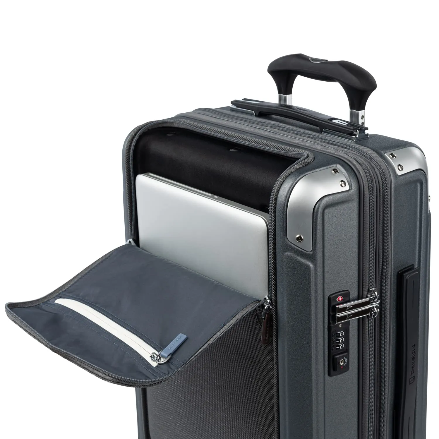 Travelpro Platinum Elite Hardside Expandable Spinner Wheel-Luggage TSA Lock Hard Shell Polycarbonate Suitcase, Compact Carry on Laptop Pocket 20-Inch Bags Travelpro