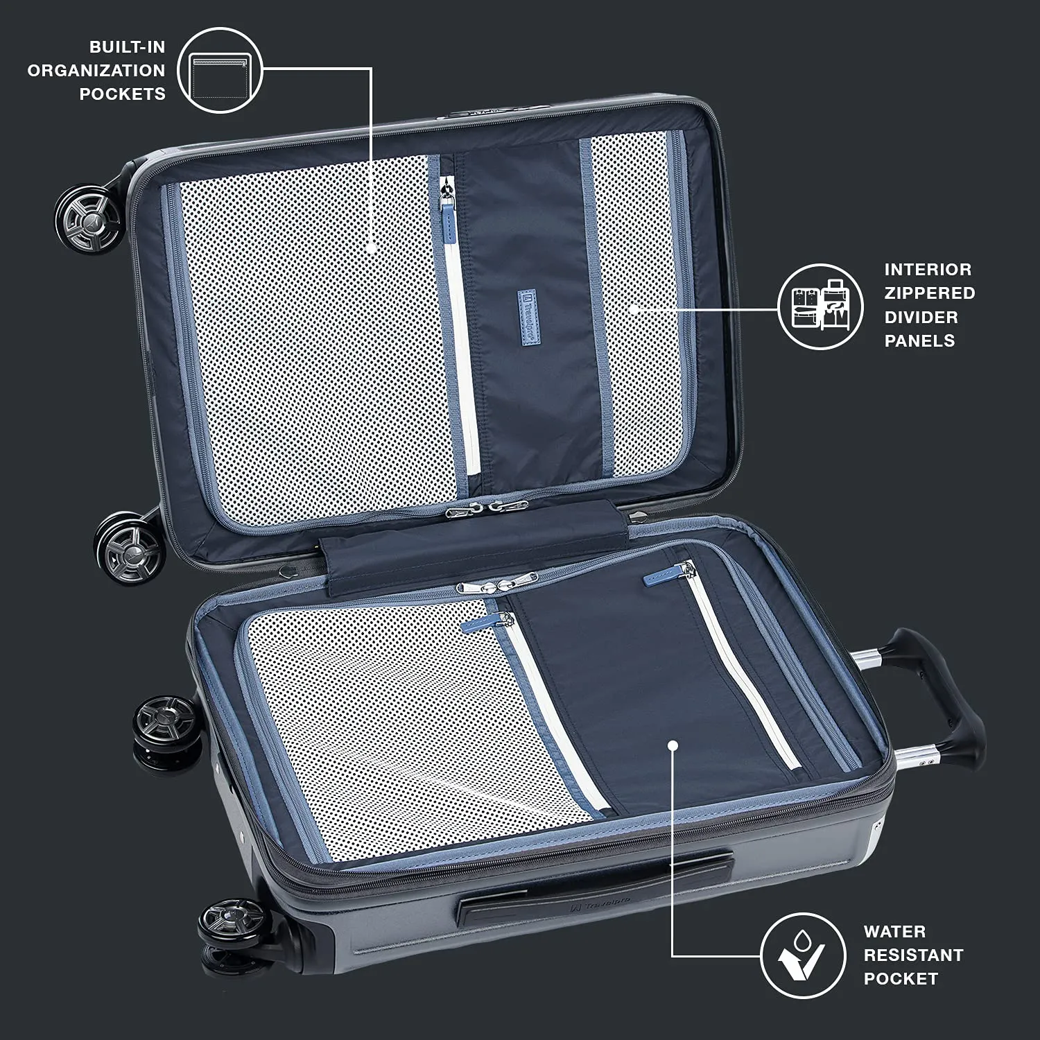 Travelpro Platinum Elite Hardside Expandable22” carry on  Spinner Wheel Luggage TSA Lock Hard Shell Polycarbonate Suitcase Bags Travelpro