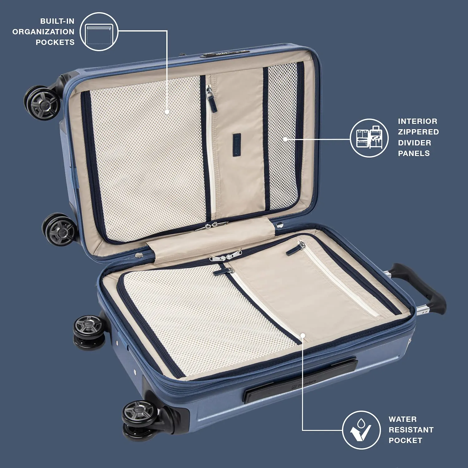 Travelpro Platinum Elite Hardside Expandable22” carry on  Spinner Wheel Luggage TSA Lock Hard Shell Polycarbonate Suitcase Bags Travelpro