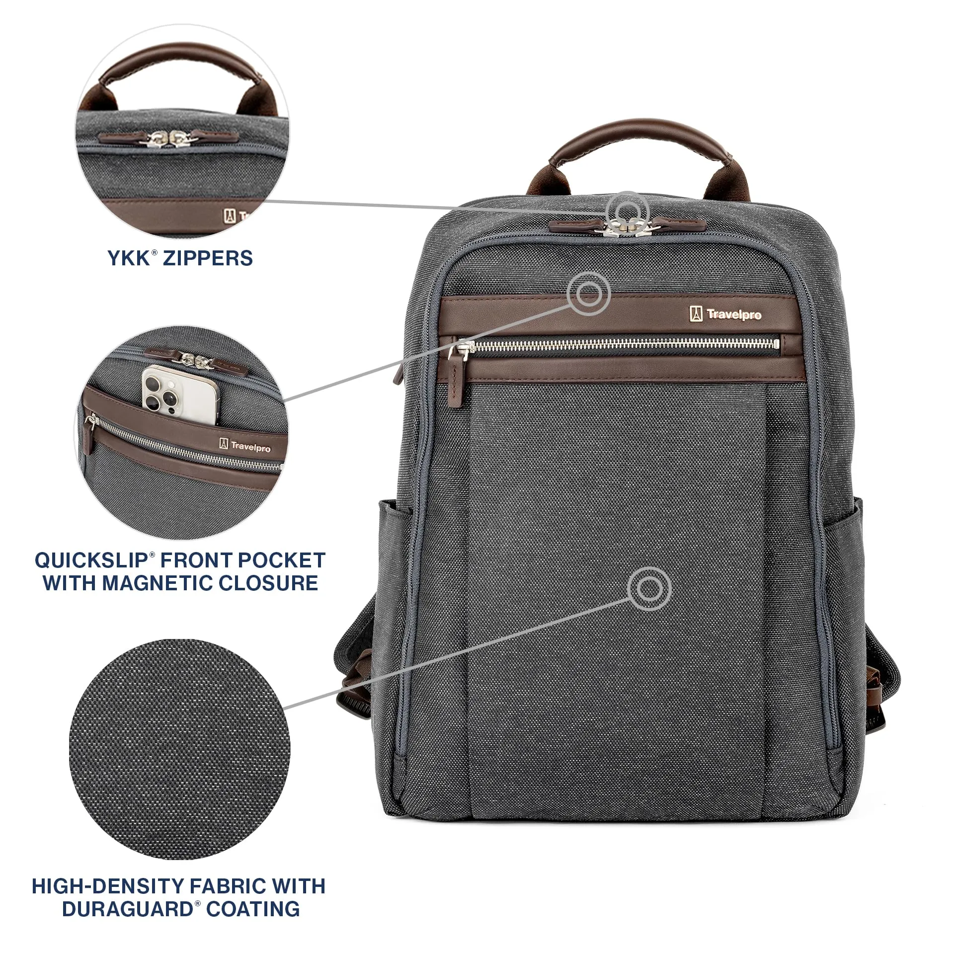 Travelpro Platinum Elite Laptop Travel Backpack, Fits up to 16 Inch Laptop Bags Travelpro