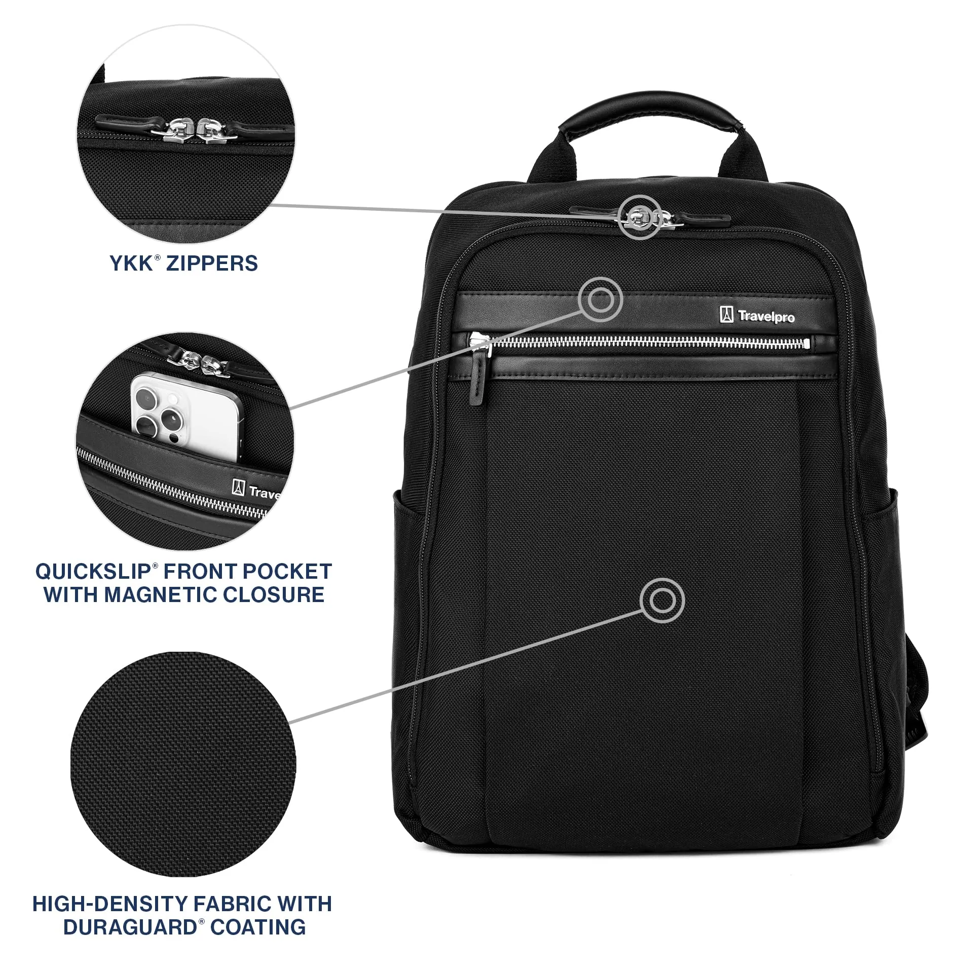 Travelpro Platinum Elite Laptop Travel Backpack, Fits up to 16 Inch Laptop Bags Travelpro