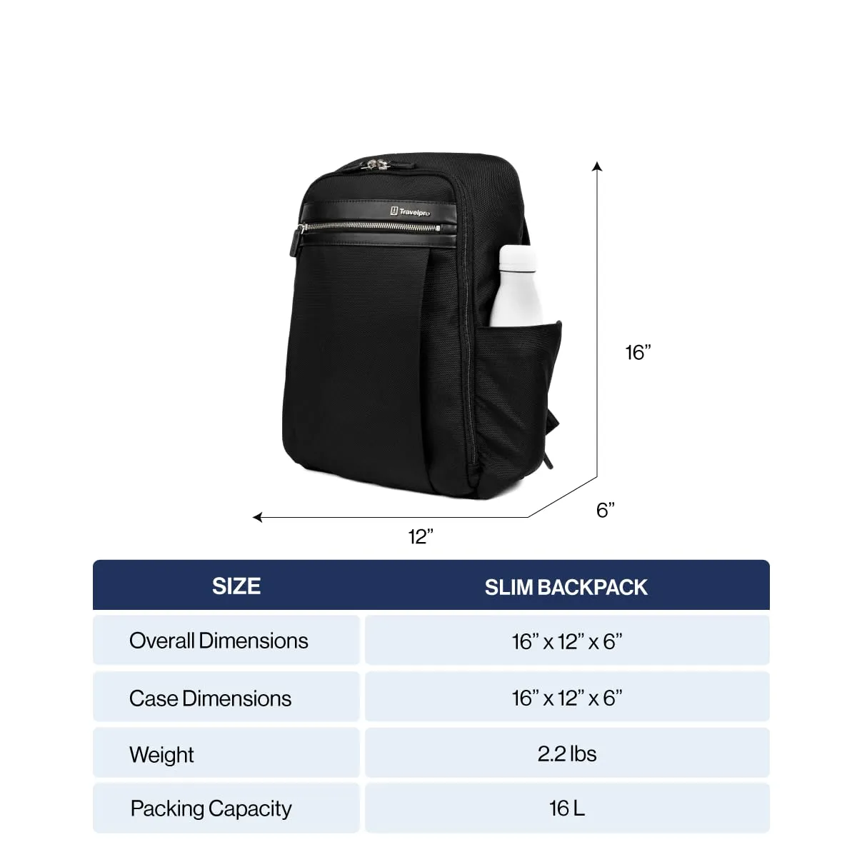 Travelpro Platinum Elite Laptop Travel Backpack, Fits up to 16 Inch Laptop Bags Travelpro