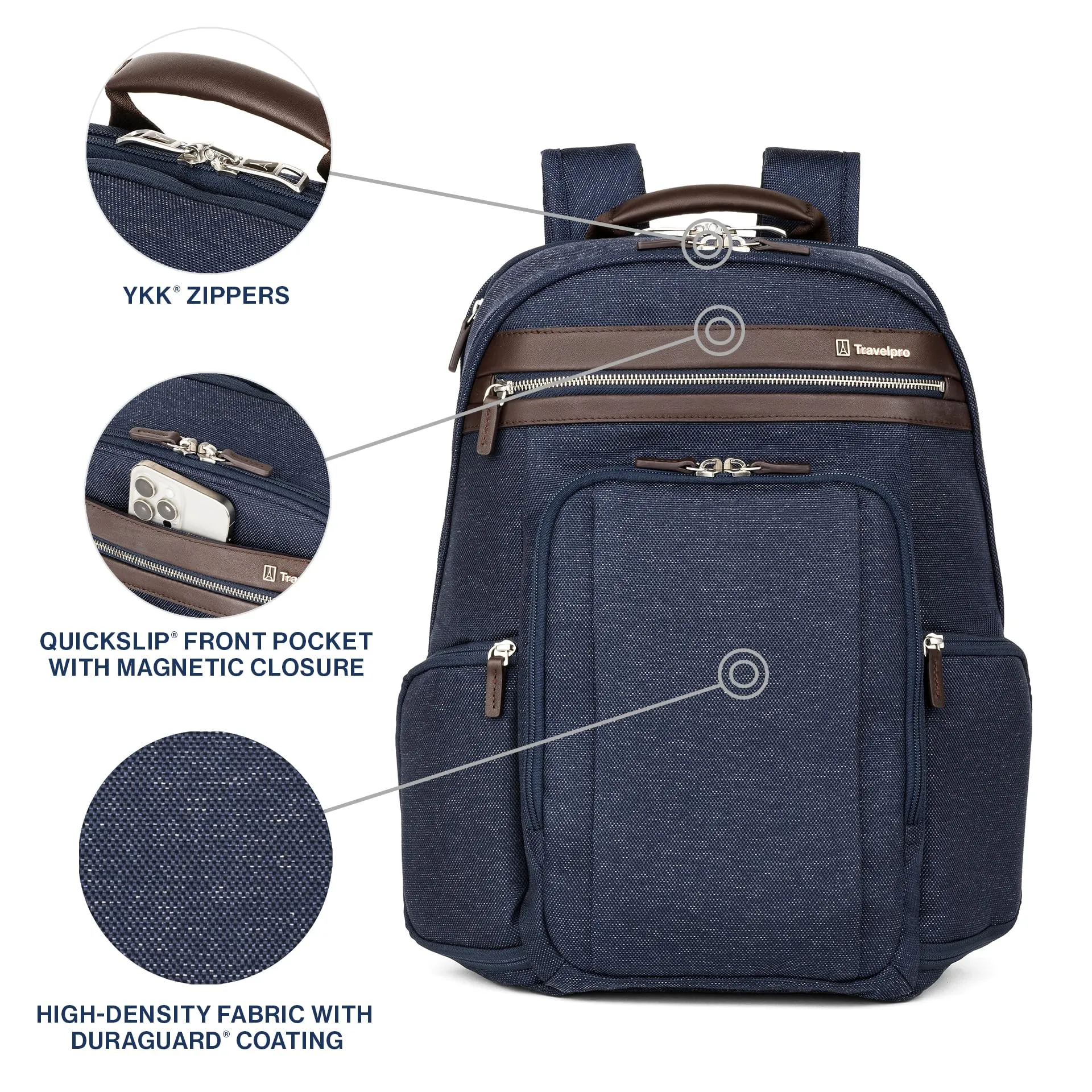 Travelpro Platinum Elite Laptop Travel Backpack, Fits up to 17.5 Inch Laptop Bags Travelpro