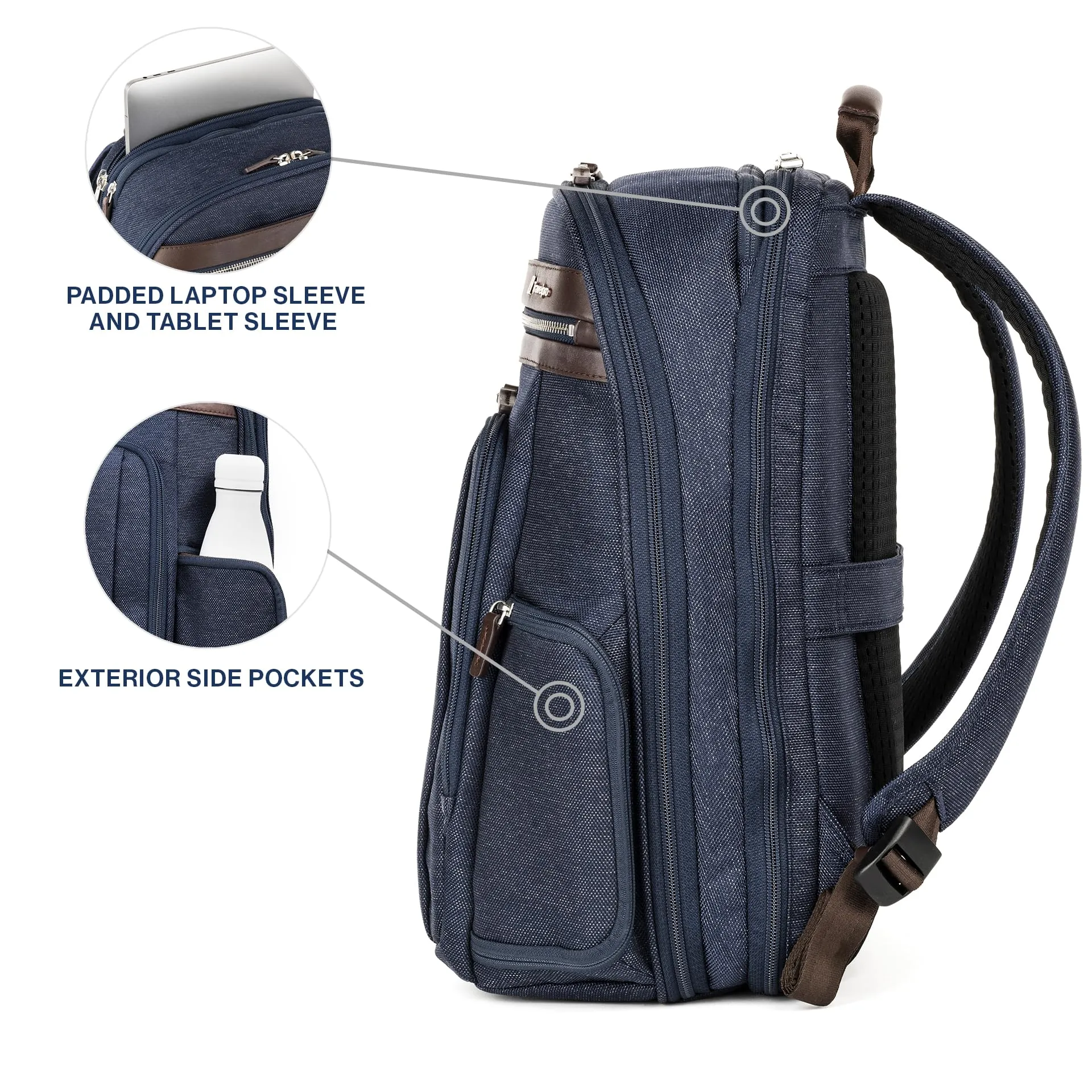 Travelpro Platinum Elite Laptop Travel Backpack, Fits up to 17.5 Inch Laptop Bags Travelpro
