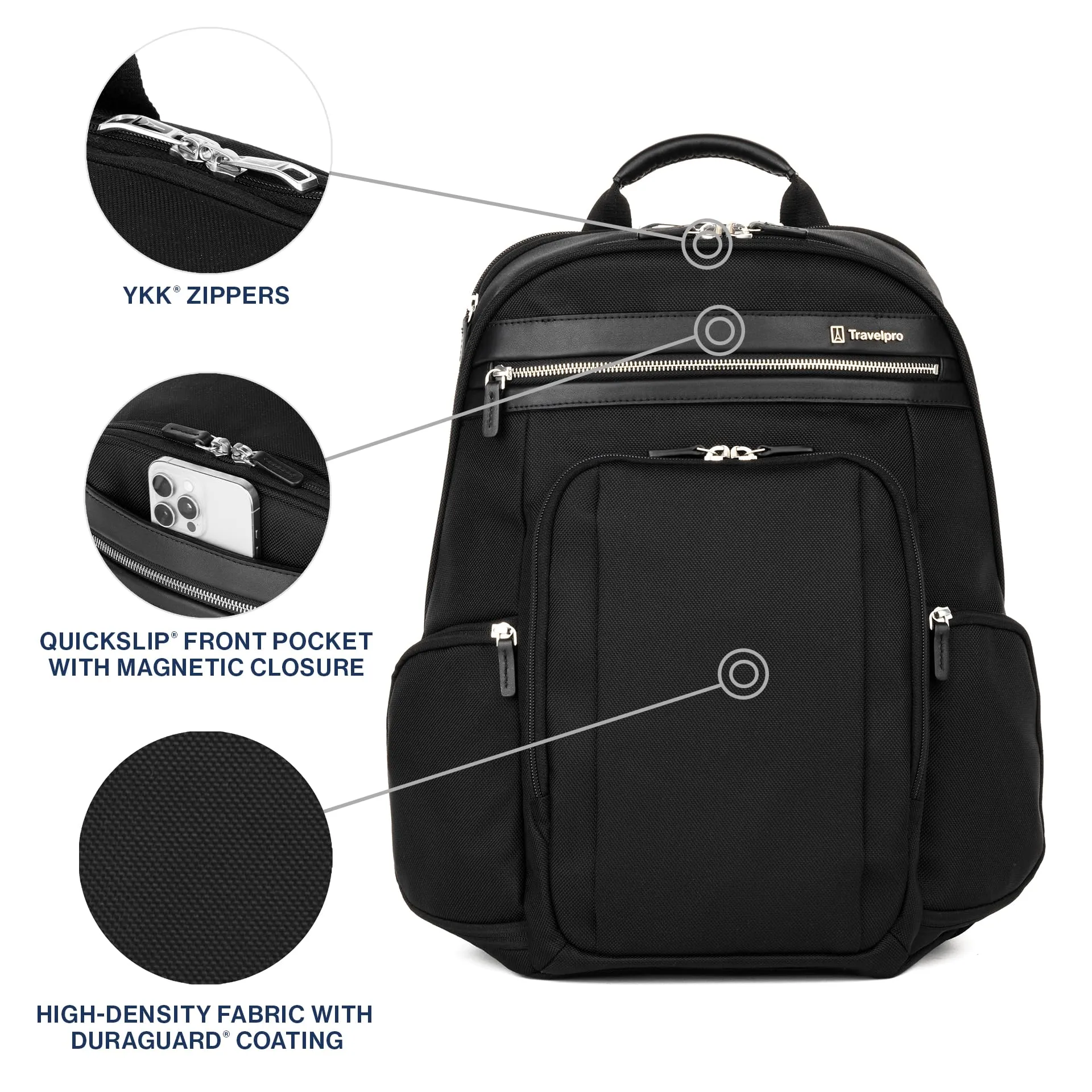 Travelpro Platinum Elite Laptop Travel Backpack, Fits up to 17.5 Inch Laptop Bags Travelpro