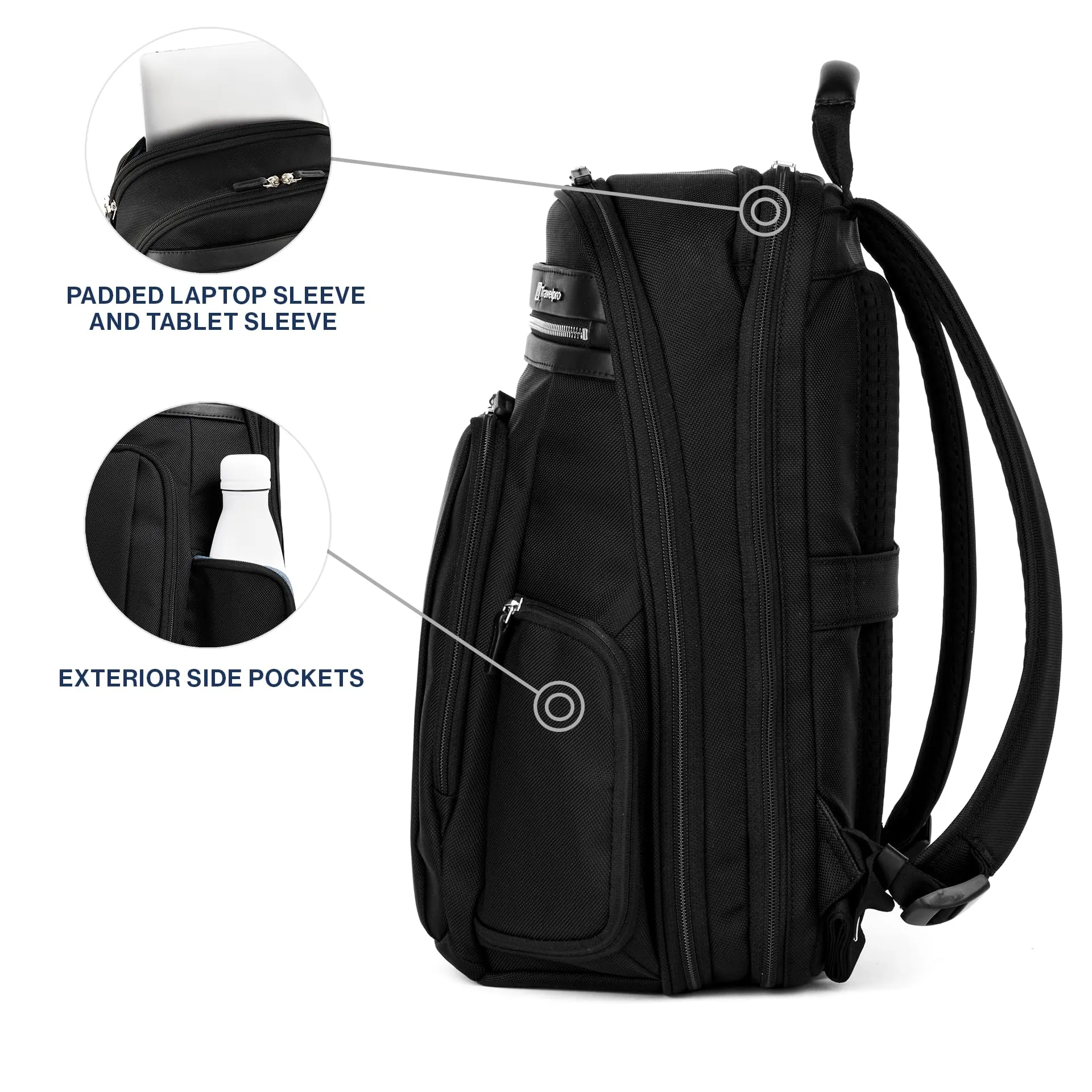 Travelpro Platinum Elite Laptop Travel Backpack, Fits up to 17.5 Inch Laptop Bags Travelpro