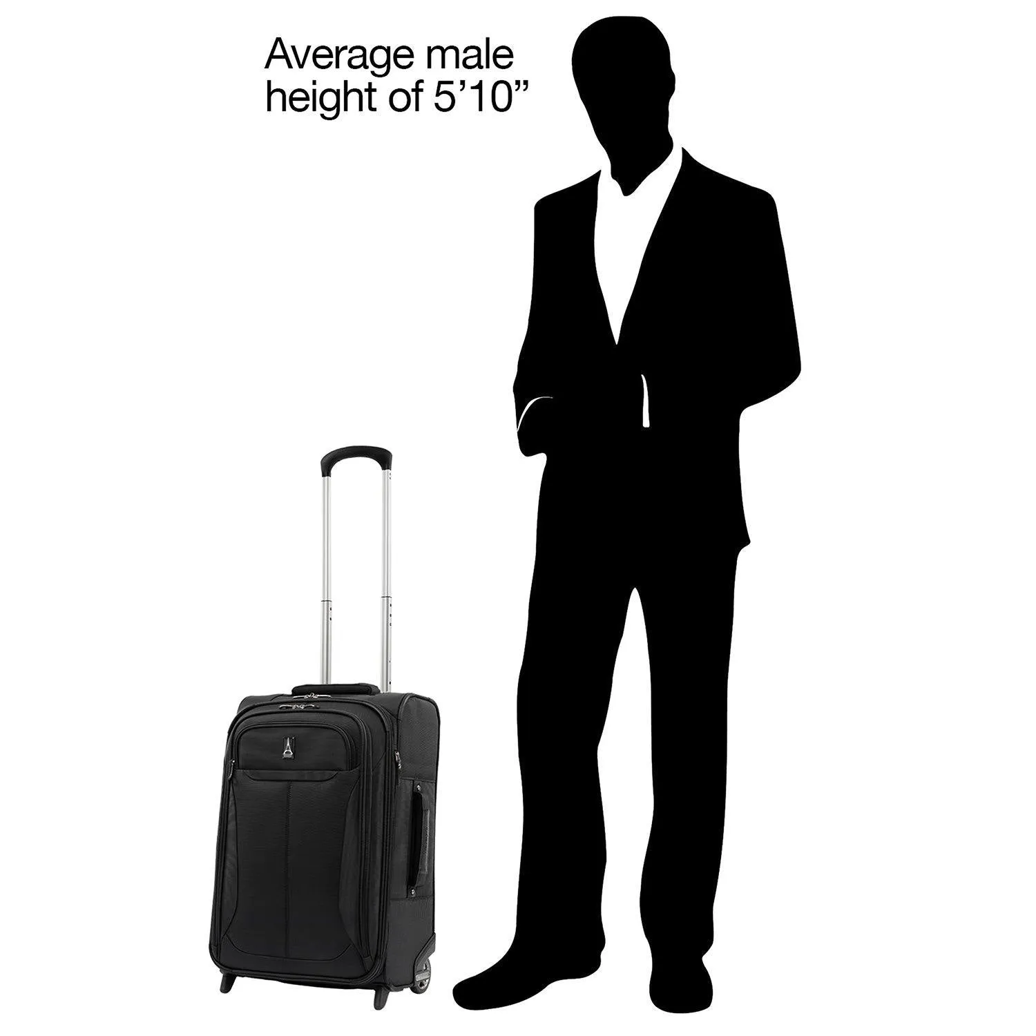 TravelPro Tourlite 22" 2-Wheel Carry-On Luggage Bags Travelpro