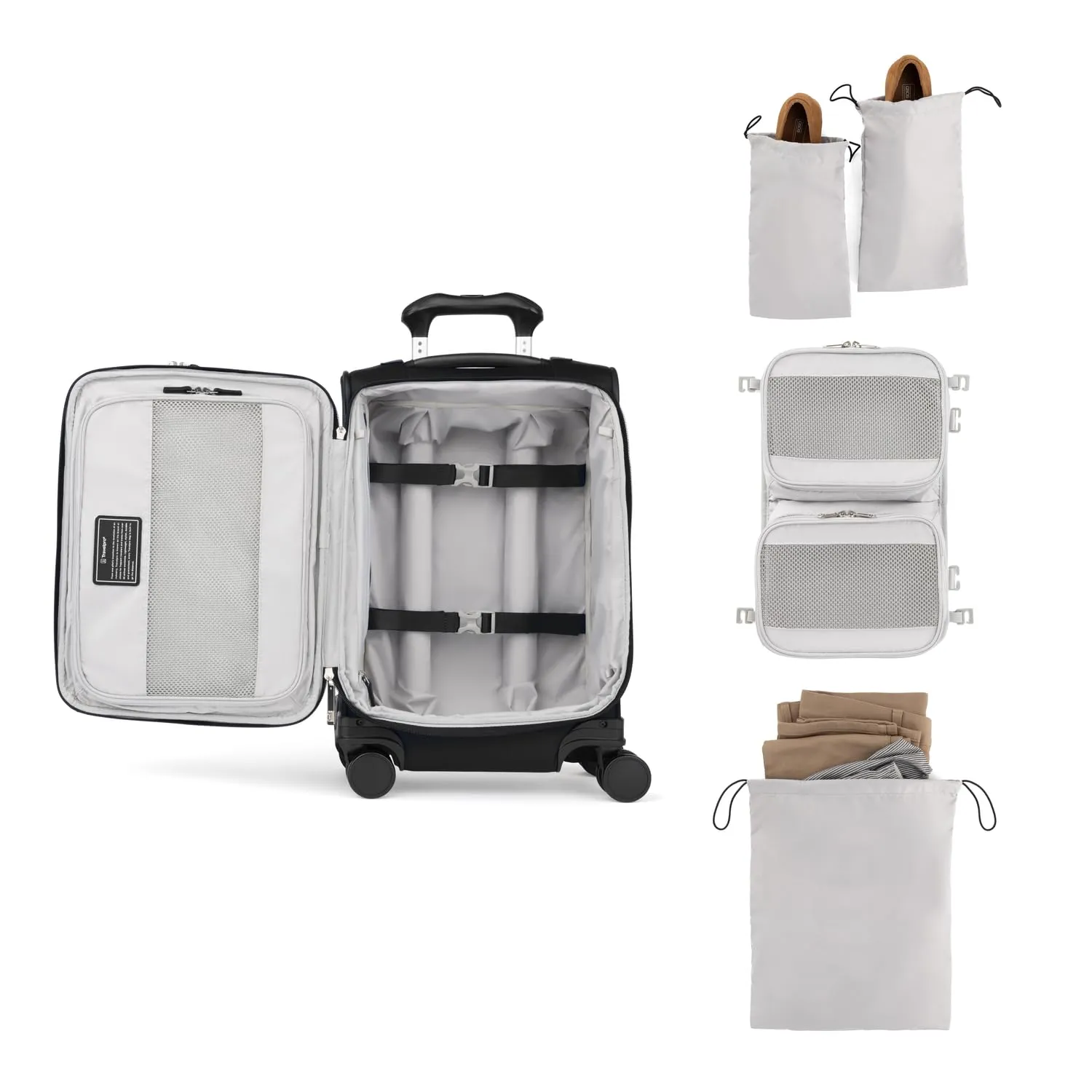Travelpro Versapack   Lightweight Softside Expandable 21-Inch Carry On Luggage Bags Travelpro