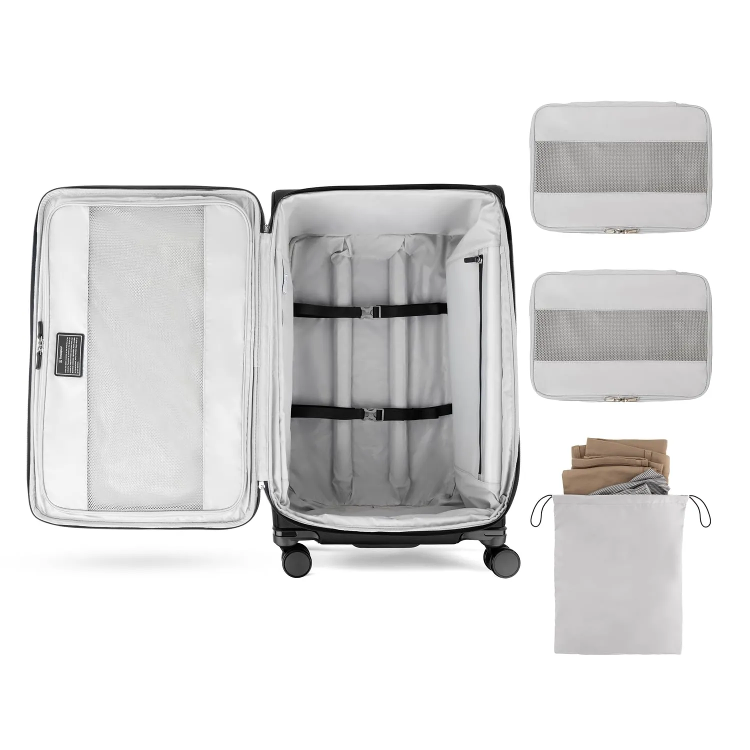 Travelpro Versapack   Lightweight Softside Expandable 29-Inch Large Checked Spinner Suitcase Bags Travelpro