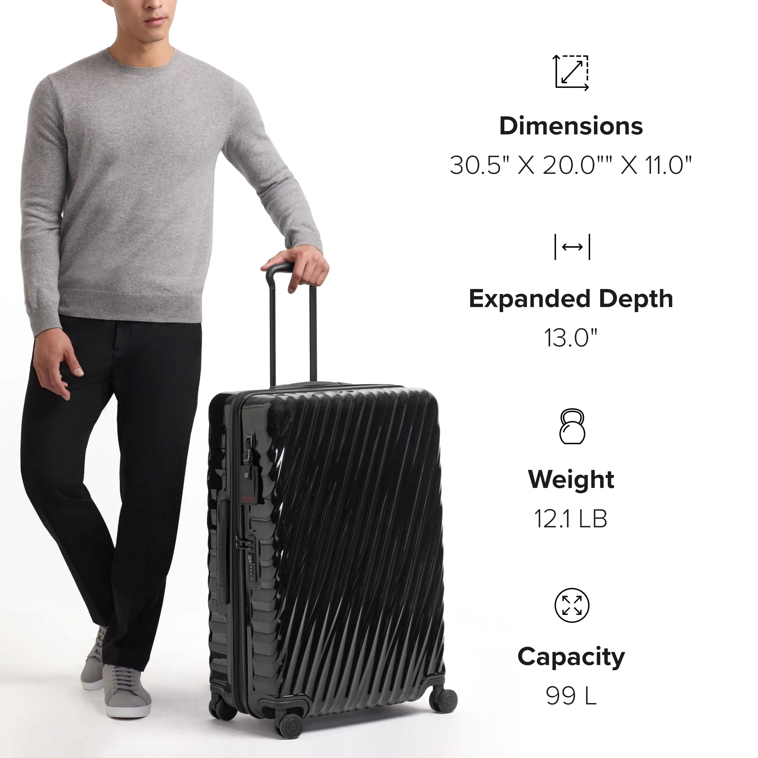 Tumi 19 Degree Extended Trip Expandable 4-Wheel Packing Case Bags Tumi