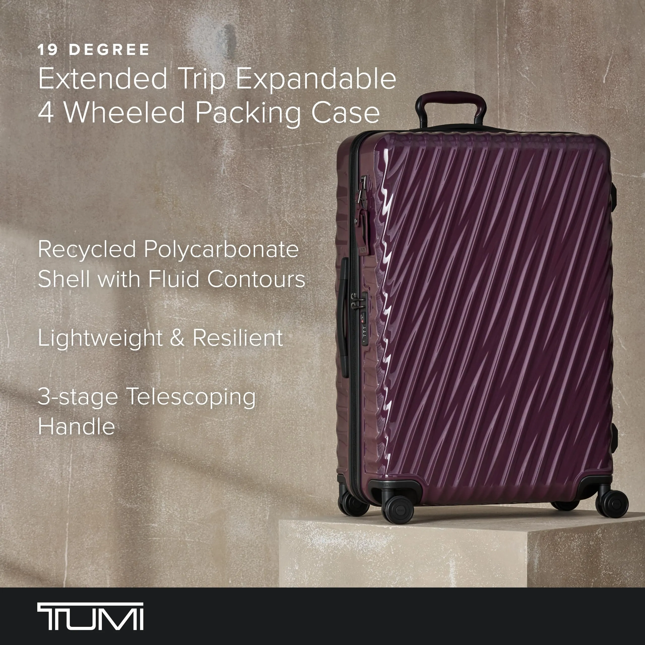 Tumi 19 Degree Extended Trip Expandable 4-Wheel Packing Case Bags Tumi