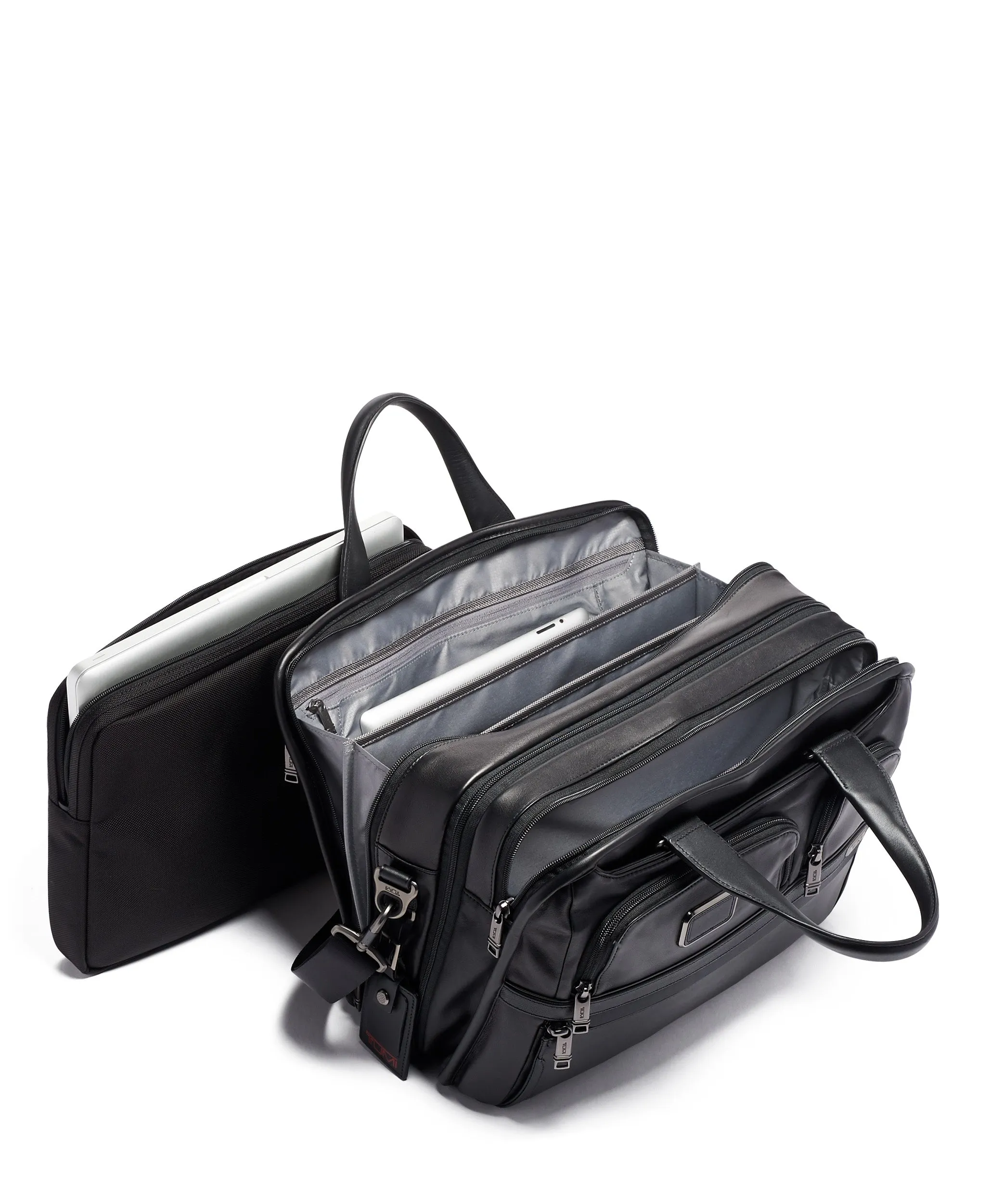 TUMI Alpha Expandable Organizer Laptop Brief Bags Tumi