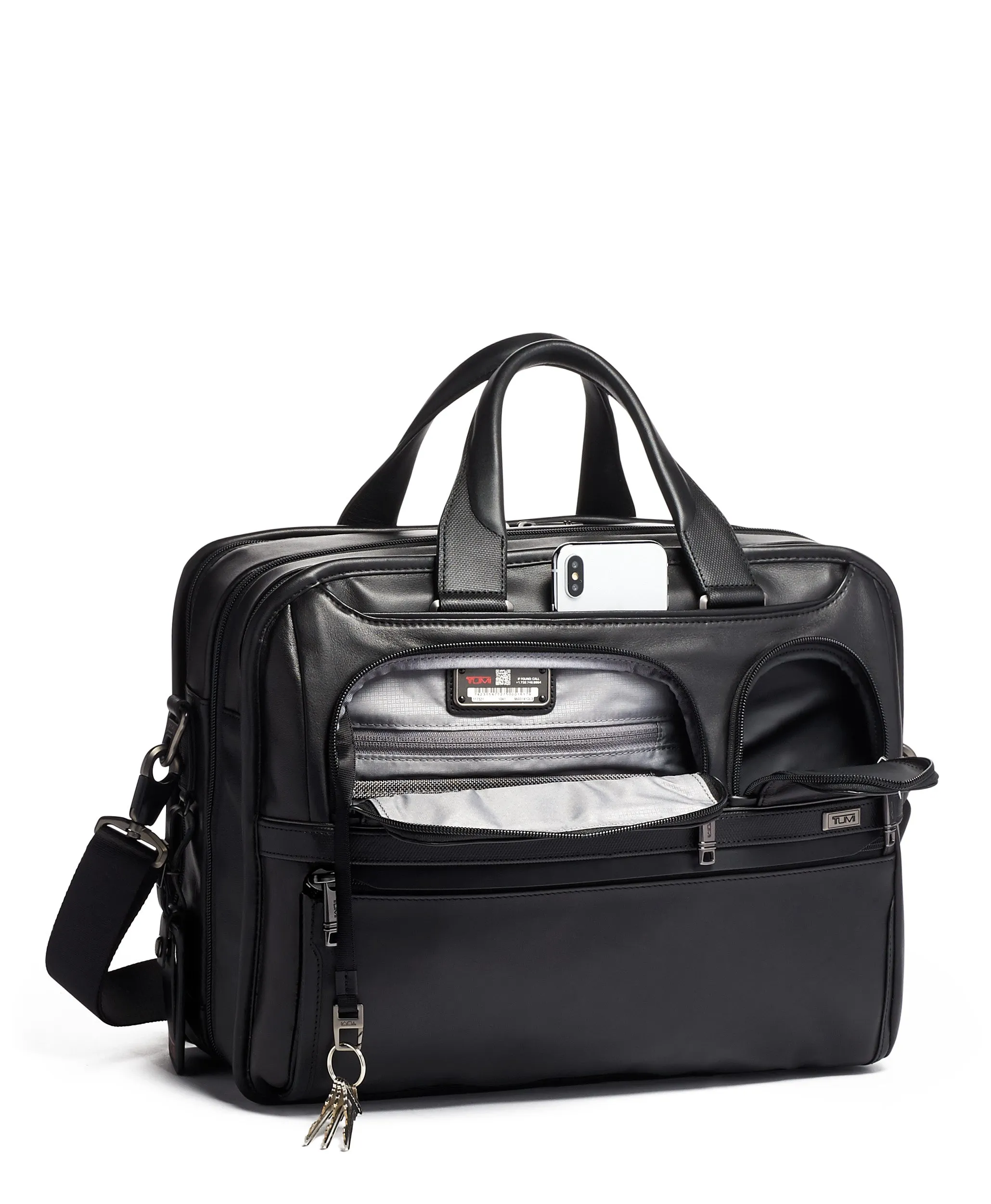 TUMI Alpha Expandable Organizer Laptop Brief Bags Tumi