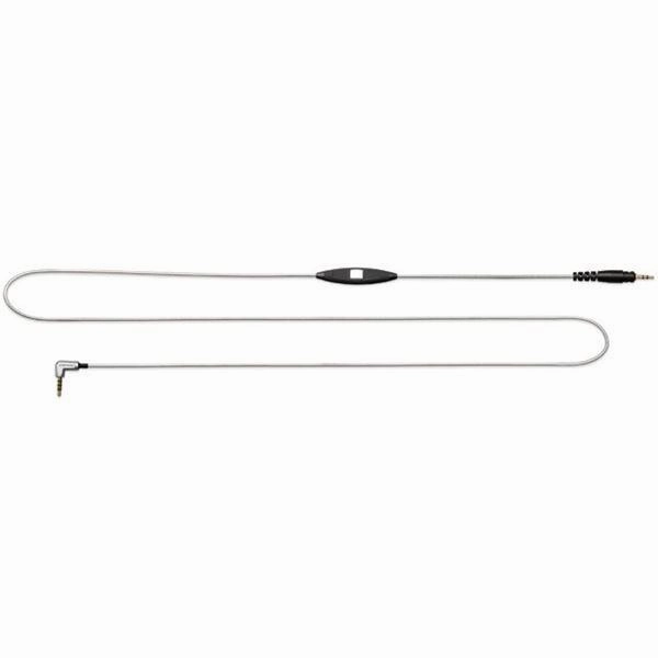 Ultrasone Silver Headphone Cable with Mic and Remote 1.2M in ear monitors, dj headphones