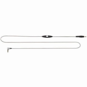 Ultrasone Silver Headphone Cable with Mic and Remote 1.2M in ear monitors, dj headphones
