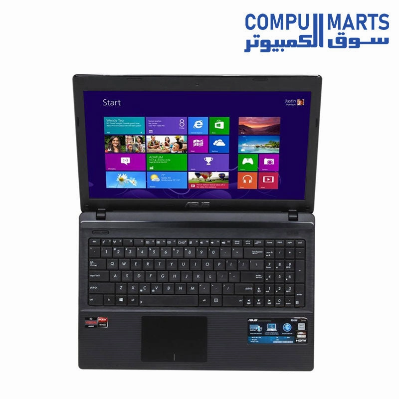 USED LAPTOP ASUS A53U CPU AMD E2, Ram 4, SSD 120, HDD 500, VGA AMD Graphics 15,6 INCH