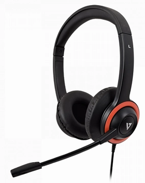V7 Safe Sound Education Antimicrobial Headset with Microphone (10-Pack) (On Sale!) noise cancelling headphones, bluetooth earbuds