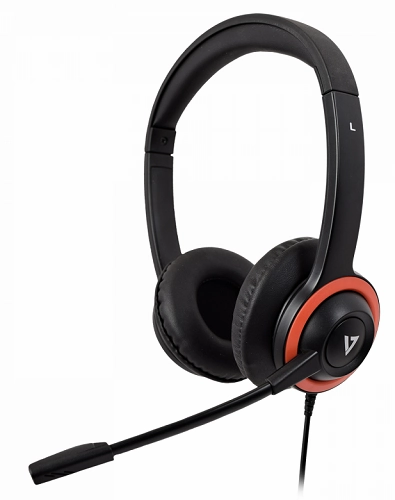 V7 Safe Sound Education Antimicrobial Headset with Microphone (10-Pack) (On Sale!) noise cancelling headphones, bluetooth earbuds