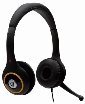 V7 USB Deluxe Digital Stereo Headset with Noise Cancelling Microphone (10-Pack) (On Sale!) noise cancelling headphones, bluetooth earbuds
