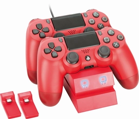 VENOM Twin Docking Station RED For PlayStation 4