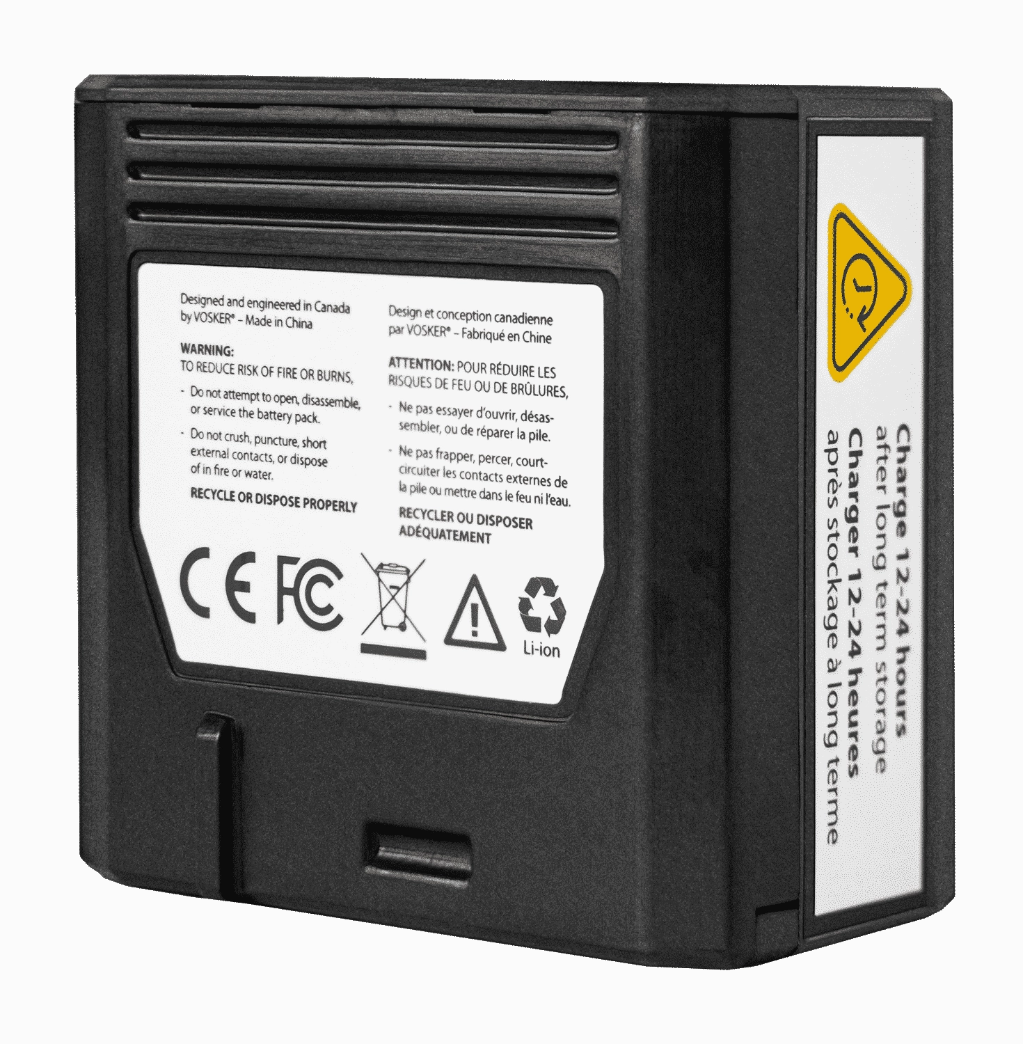 Vosker V-LIT-B2-Extra rechargeable lithium battery pack for Vosker V150 Mobile Security Cameras