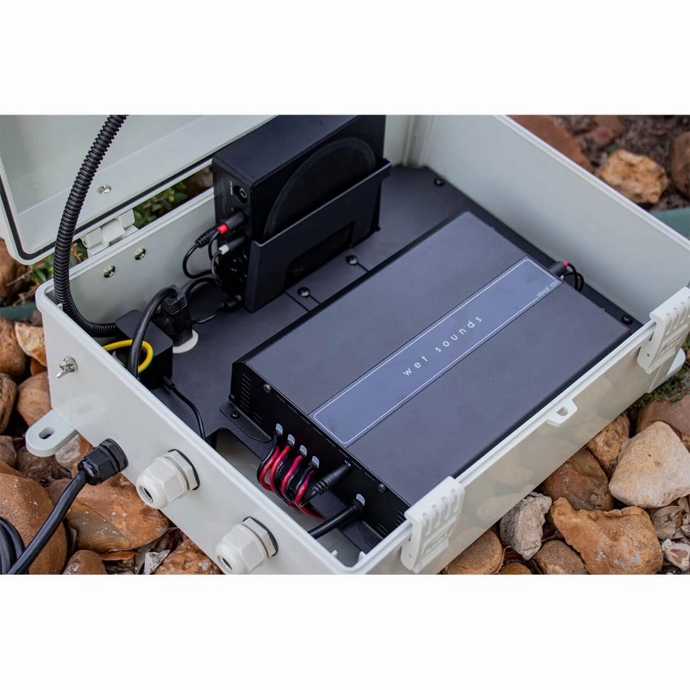 Wet Sounds | Venue Series 110v, 1200W 4 Channel Amplifier w/Enclosure