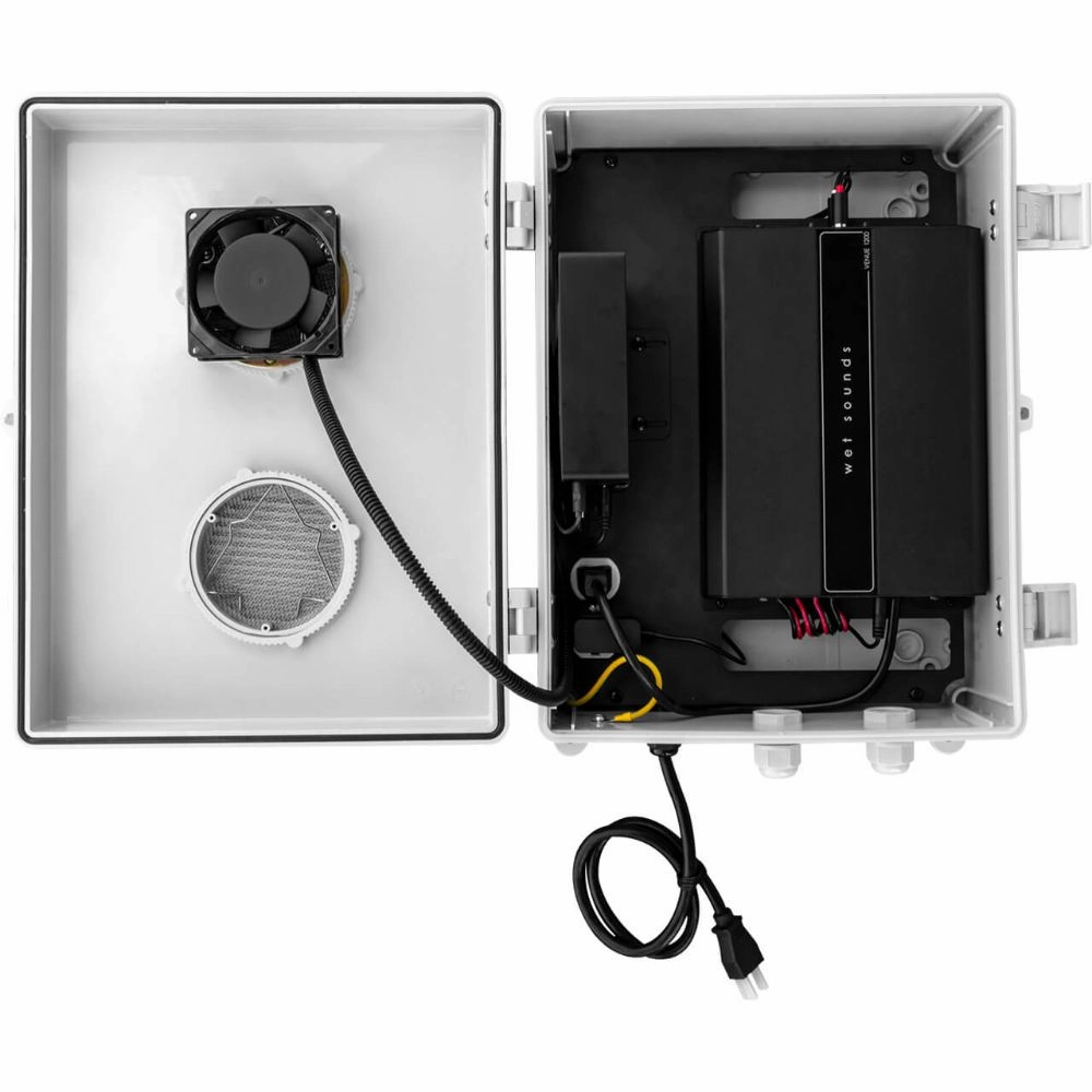 Wet Sounds | Venue Series 110v, 1200W 4 Channel Amplifier w/Enclosure