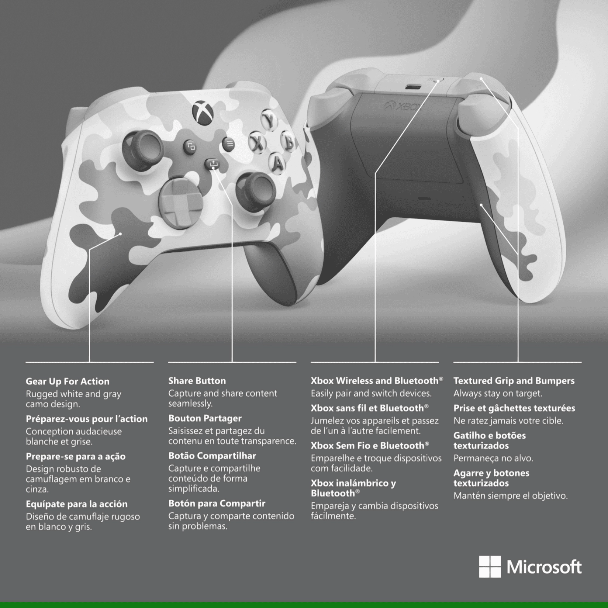 Xbox Wireless Controller - Arctic Camo