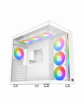 XIGMATEK AQUA ULTRA AIR ARCTIC ARGB Atx Case - White