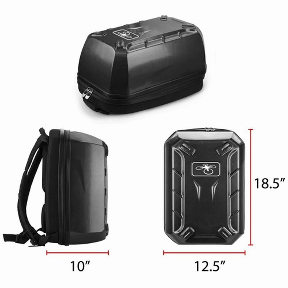 Xit Carbon Fiber Design Hardshell Backpack for DJI Phantom 3 / 4 - XTHBPDJI4