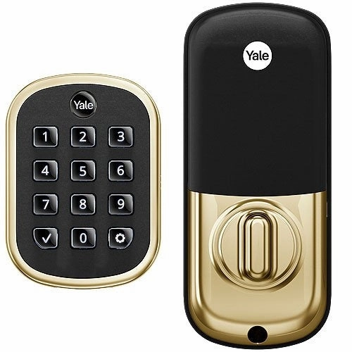 Yale YRD136-ZW2-P05 Pro Pushbutton Deadbolt Z-Wave- Key Free
