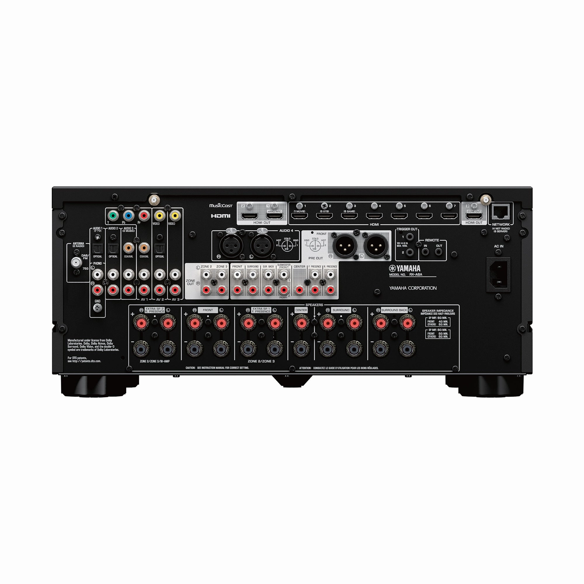 Yamaha AVENTAGE RX-A6A 9.2 Channel AV Receiver