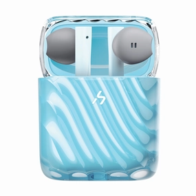 ZIZO Halos Crystal Clear Wireless Earbuds bass headphones, foldable headphones